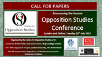 Call for Papers: Opposition Studies Conference, London 18 July 2023